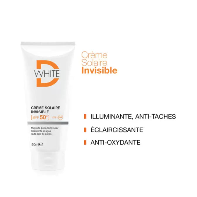 D-WHITE CREME SOLAIRE INVISIBLE SPF 50+