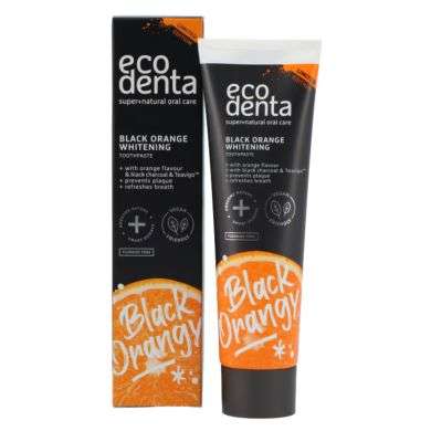 ECODENTA DENTIFRICE BLANCHISSANT AU CHARBON ACTIF ET ORANGE 100 ML prix Maroc