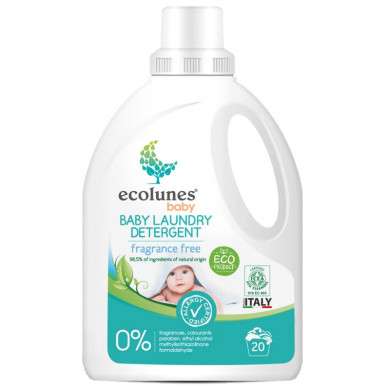 ECOLUNES LESSIVE BEBE ECOLOGIQUE ET HYPOALLERGENIQUE 20 LAVAGES 1 L prix Maroc