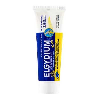 ELGYDIUM DENTIFRICE KIDS BANANE 2- 6 ANS 50 ML prix Maroc