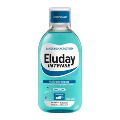 ELGYDIUM ELUDAY BAIN DE BOUCHE FRAICHEUR INTENSE 500 ML prix Maroc