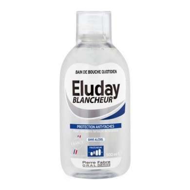ELGYDIUM ELUDAY BAIN DE BOUCHE BLANCHEUR 500 ML prix Maroc