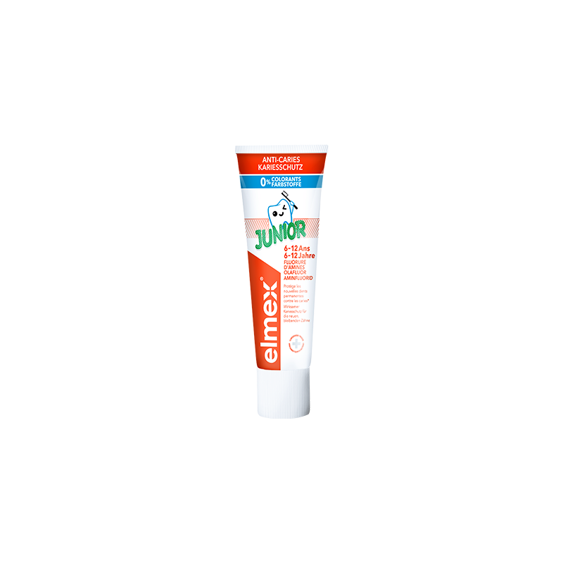 Elmex Dentifrice Junior 6-12 Ans 75 ml