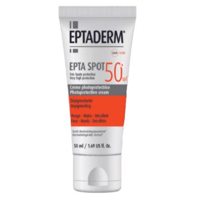 EPTADERM EPTA SPOT CREME PHOTOPROTECTRICE SPF 50+ (50ML) Parapharmacie prix Maroc