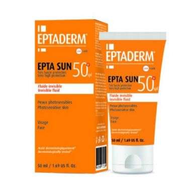 EPTADERM EPTA SUN FLUIDE INVISIBLE SPF 50+ Parapharmacie prix Maroc
