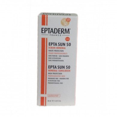 EPTADERM EPTA SUN SPF 50 ECRAN MINERAL prix Maroc