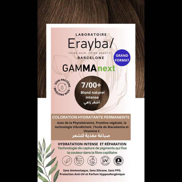 Erayba Coloration Hydratante Permanente Blond Naturel Intense N°7.00+