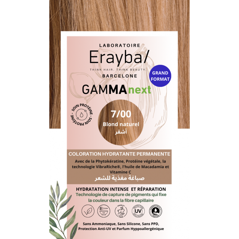 Erayba Coloration Hydratante Permanente Blond Naturel N°7