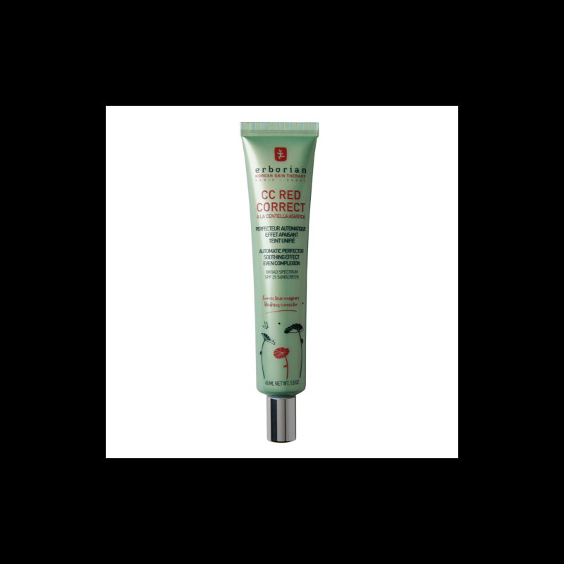 ERBORIAN CC Red Correct crème anti-rougeurs Spf 25 | 45 ml
