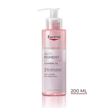 Eucerin Anti-Pigment Gel Nettoyant 200 ml Thiamidol nettoyant anti-taches sans savon parapharmacie Maroc