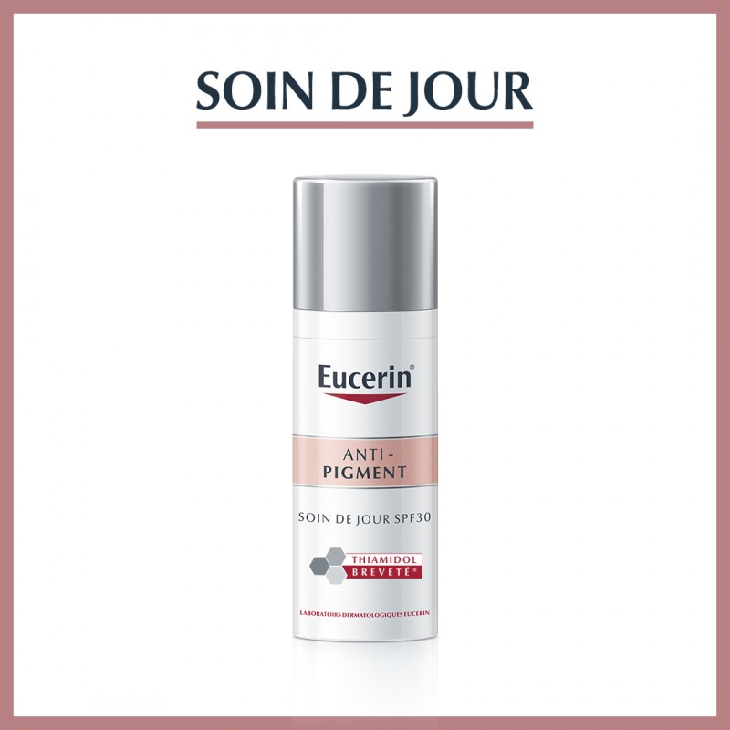 Eucerin Anti-Pigment Soin de Jour SPF 30 50 ml Thiamidol crème anti-taches photoprotection parapharmacie Maroc