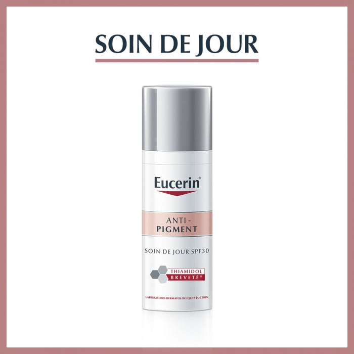 Eucerin Anti-Pigment Soin de Jour SPF 30 50 ml Thiamidol crème anti-taches photoprotection parapharmacie Maroc