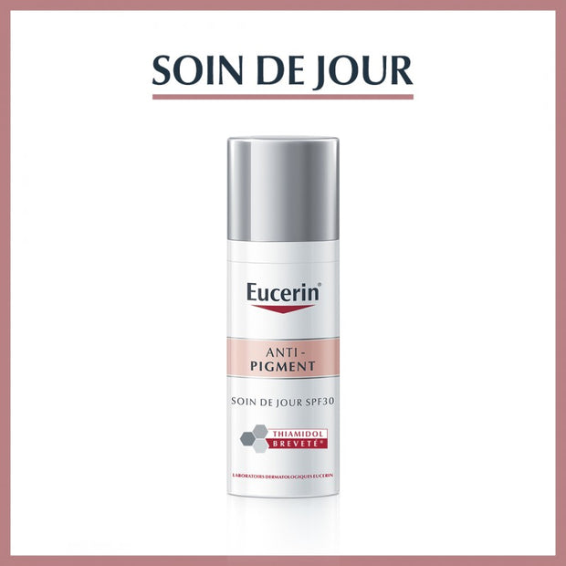 Eucerin Anti-Pigment Soin de Jour SPF 30 50 ml Thiamidol crème anti-taches photoprotection parapharmacie Maroc