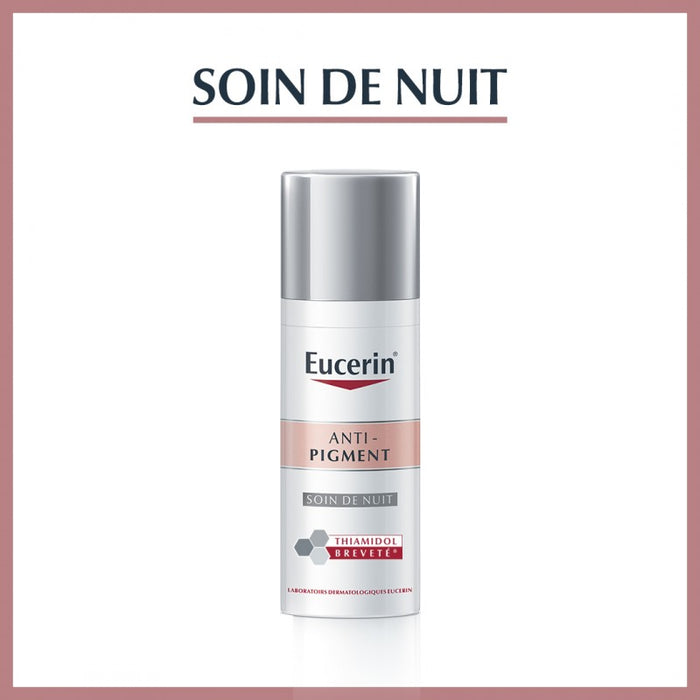 Eucerin anti-Pigment Soin Nuit 50 ml — crème nuit anti-taches au Thiamidol® | lamaisonpara.ma