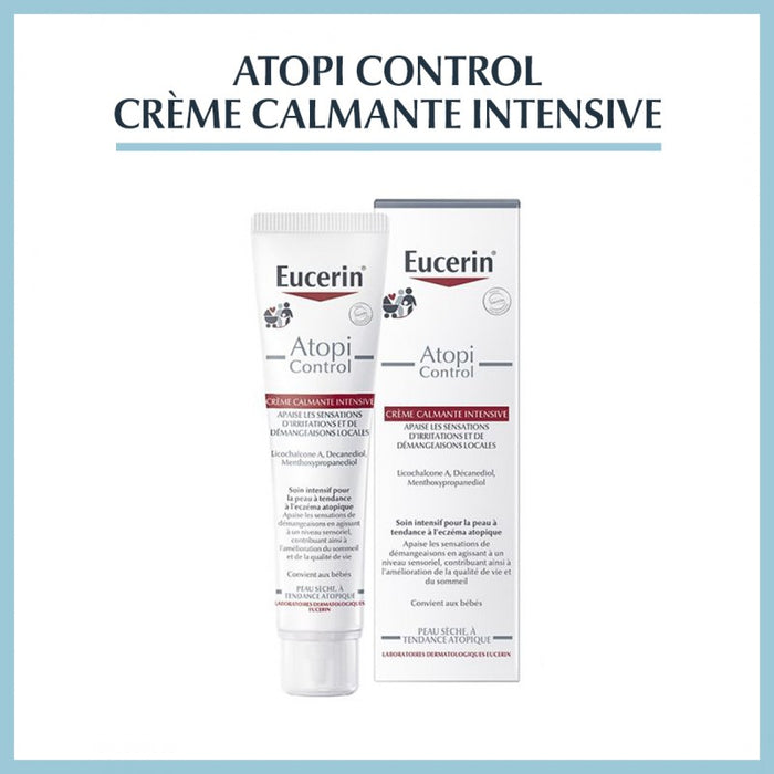 Eucerin Atopicontrol Crème Calmante Intensive 40ml — soin d'attaque peaux atopiques | lamaisonpara.ma