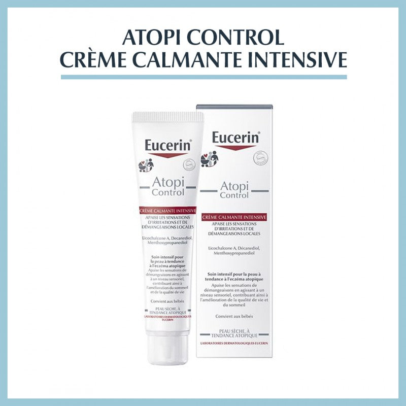 Eucerin Atopicontrol Crème Calmante Intensive 40ml — soin d'attaque peaux atopiques | lamaisonpara.ma