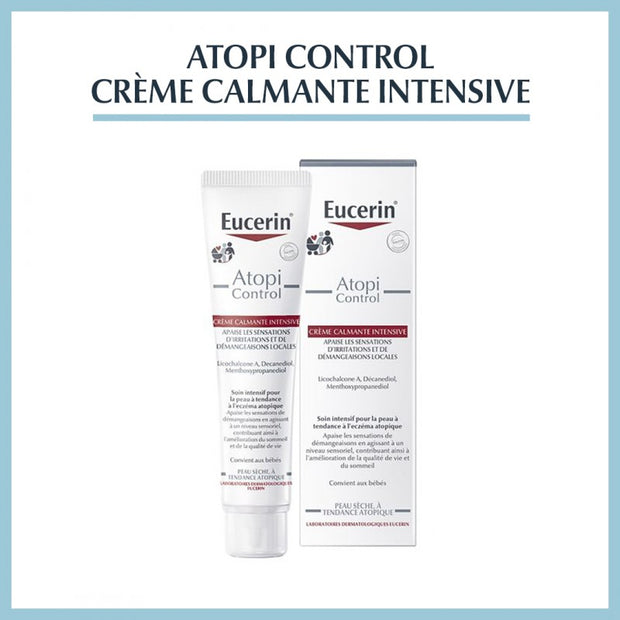 Eucerin Atopicontrol Crème Calmante Intensive 40ml — soin d'attaque peaux atopiques | lamaisonpara.ma