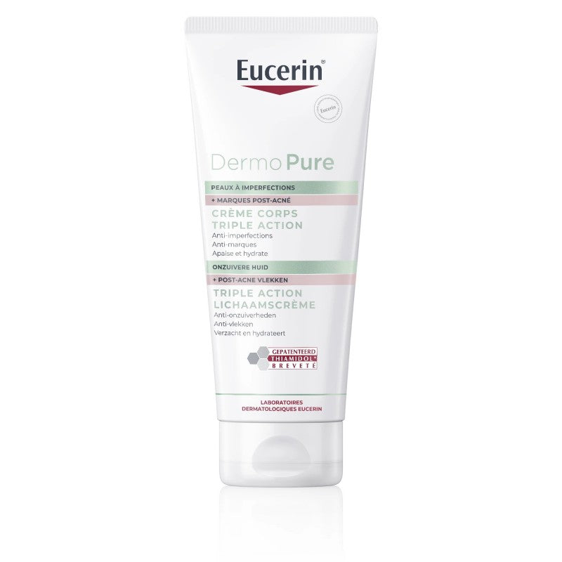 Eucerin Dermopure Crème Corps Triple Action 200ml — anti-imperfections corps | lamaisonpara.ma