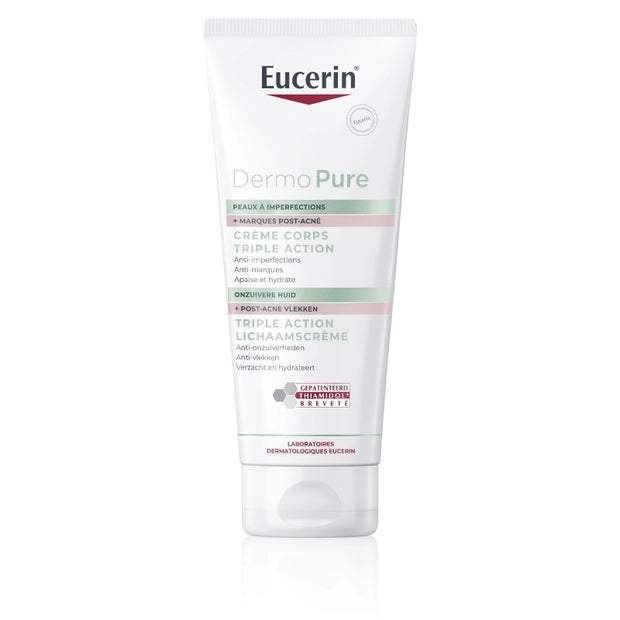 Eucerin Dermopure Crème Corps Triple Action 200ml — anti-imperfections corps | lamaisonpara.ma