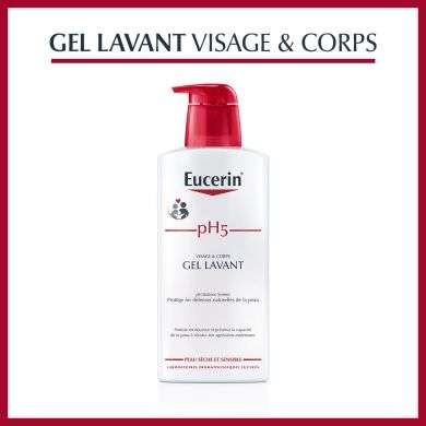 EUCERIN GEL LAVANT PH 5 400 ML Parapharmacie prix Maroc