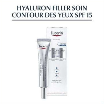 EUCERIN HYALURON FILLER*3 EFFECT SOIN CONTOUR DES YEUX SPF15 15 ML