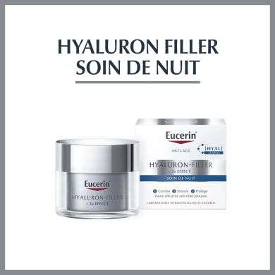 EUCERIN HYALURON FILLER *3 EFFECTS SOIN DE NUIT 50 ML Parapharmacie prix Maroc