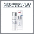 EUCERIN HYALURON FILLER JOUR Peau Normale à Mixte SPF 15 prix Maroc