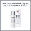 Eucerin Hyaluron Filler Jour Peau Normale à Mixte SPF 15