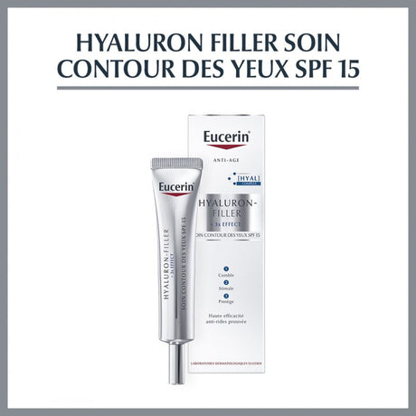 EUCERIN HYALURON FILLER YEUX SPF15 prix Maroc