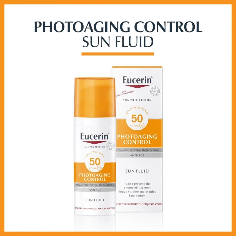 EUCERIN SUN PHOTOAGING CONTROL Fluide spf 50 | 50ML prix Maroc