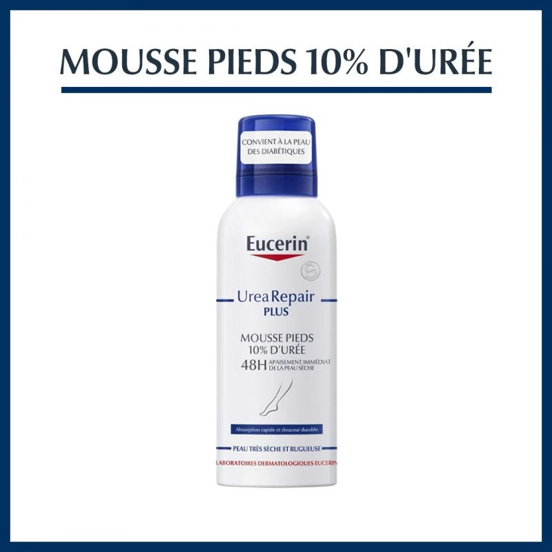 Eucerin Urearepair Mousse Pieds 10% d'Urée 150ml