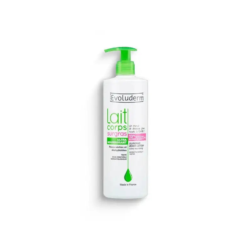 EVOLUDERM LAIT CORPS SURGRAS ULTRA NOURRISSANT 500ML