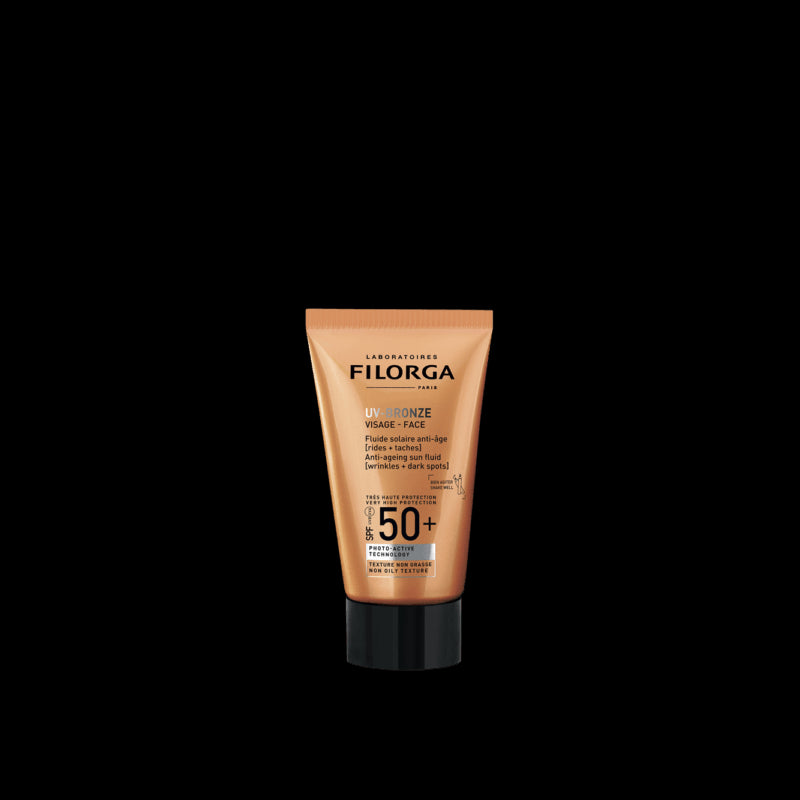 FILORGA UV-BRONZE VISAGE SPF50+ Fluide Solaire Anti-Âge 40ML prix Maroc