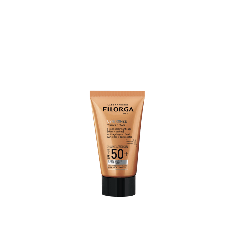 Filorga UV-Bronze Visage SPF50+ Fluide Solaire anti-Âge 40ml