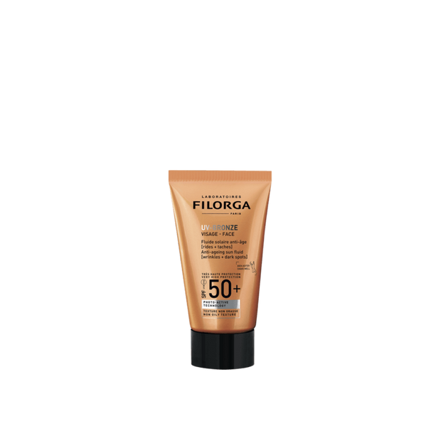 Filorga UV-Bronze Visage SPF50+ Fluide Solaire anti-Âge 40ml