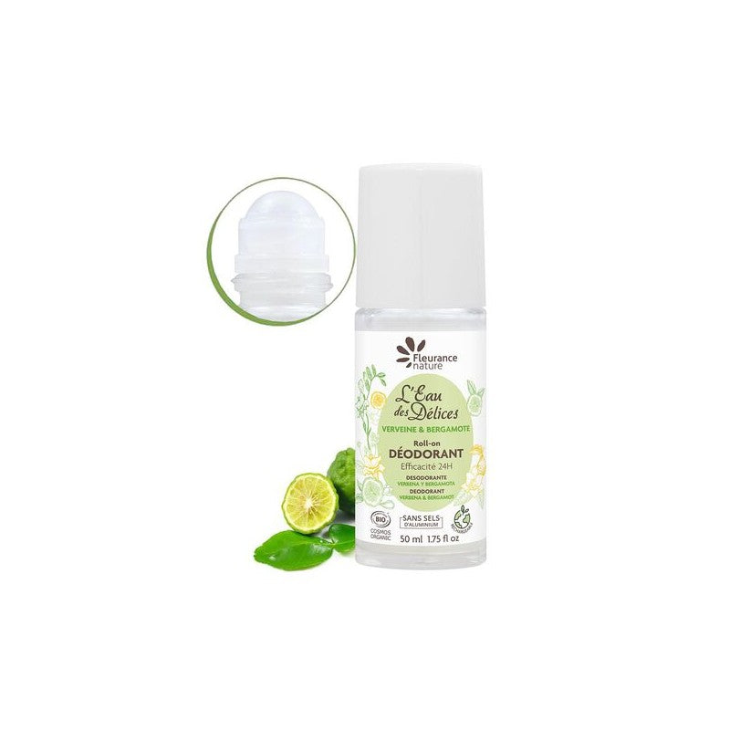 FLEURANCE DEODORANT EAU DES DELICES VERVEINE ET BERGAMOTE 50ML