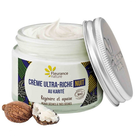 FLEURANCE NATURE CREME NUIT ULTRA RICHE AU KARITE 50ML prix Maroc