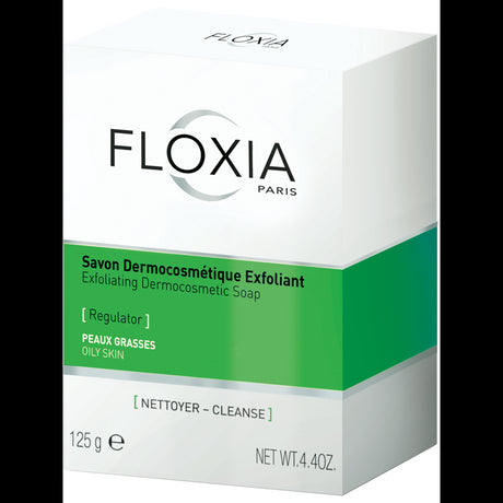 FLOXIA REGULATOR savon dermocosmétique exfoliant peaux grasses 125G prix Maroc