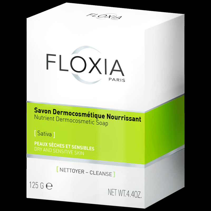 FLOXIA SATIVA savon dermocosmétique nourrissant 125G