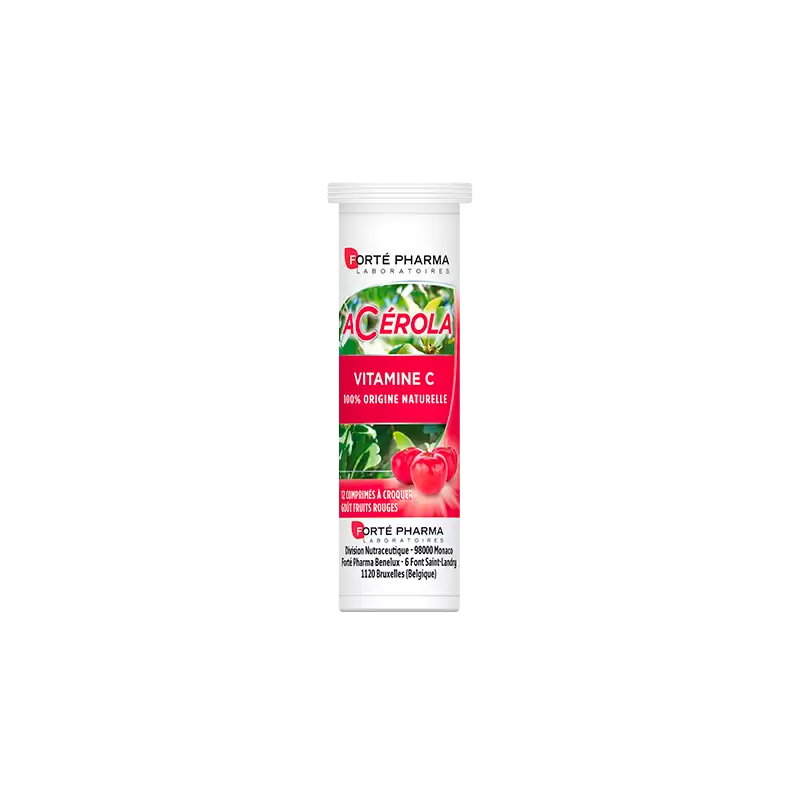 Forté Pharma Acérola Vitamine C 12 Comprimés