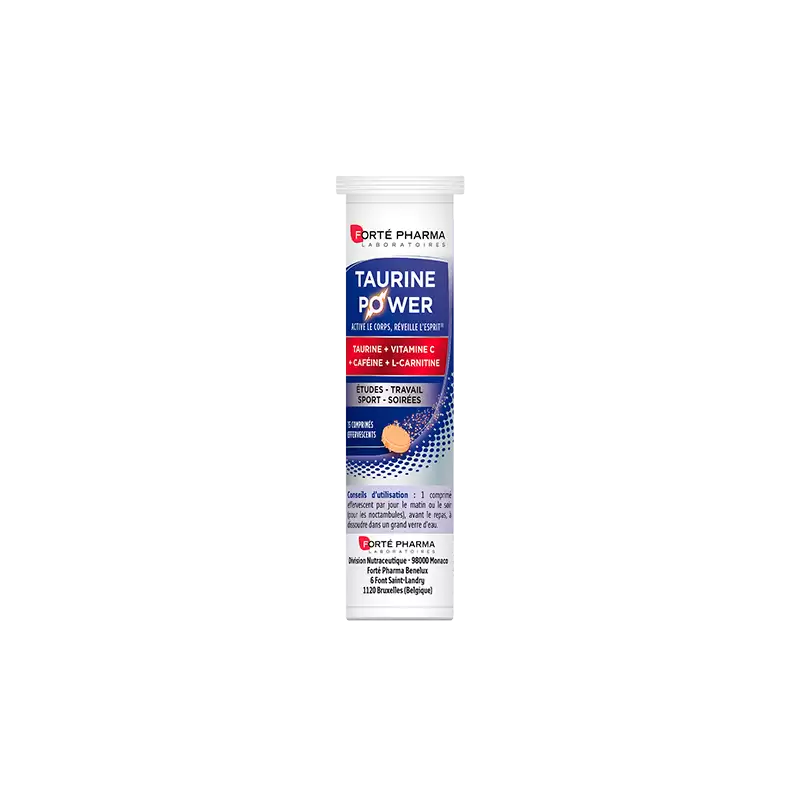 Forté Pharma Énergie Taurine Power 15 Cps Effervescents