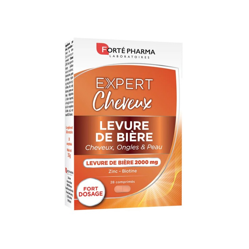 FORTE PHARMA Expert Cheveux levure de bière 2000 mg | 28 comprimés