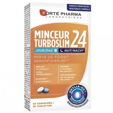 FORTE PHARMA MINCEUR TURBOSLIM 24 JOUR ET NUIT 28 COMPRIMES prix Maroc