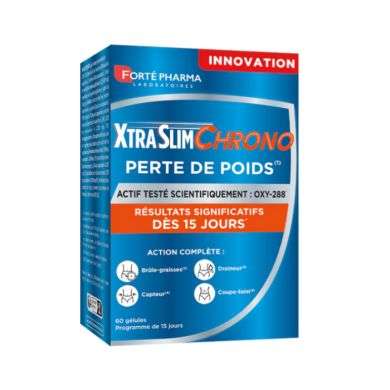 FORTE PHARMA XTRASLIM CHRONO PERTE DE POIDS 60 GELULES prix Maroc