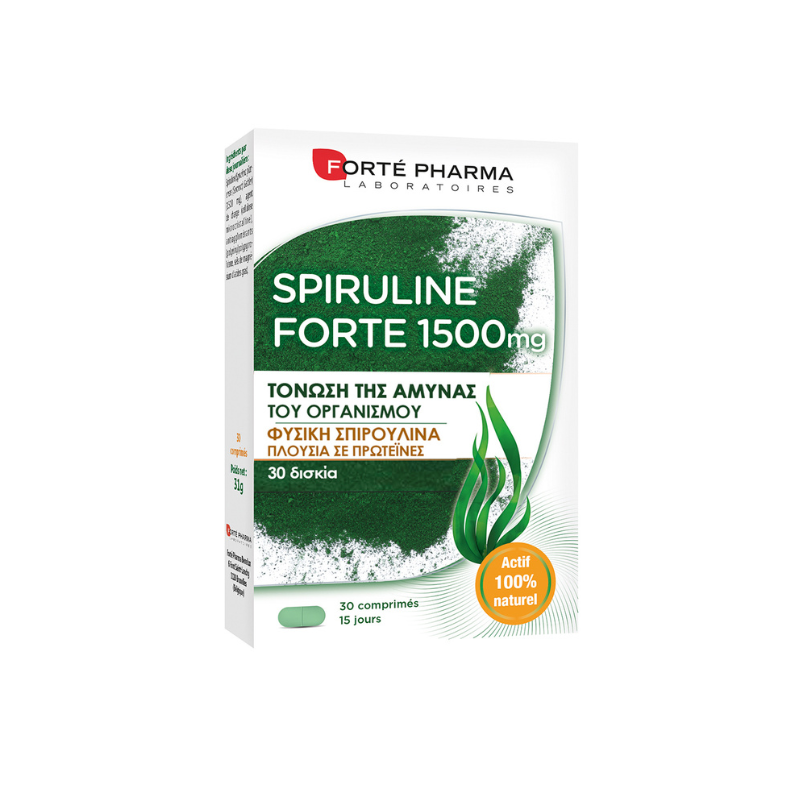 Forte Pharma Spiruline Fort 1500 mg 30 Comprimes