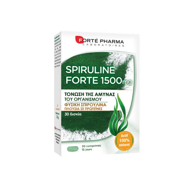 Forte Pharma Spiruline Fort 1500 mg 30 Comprimes