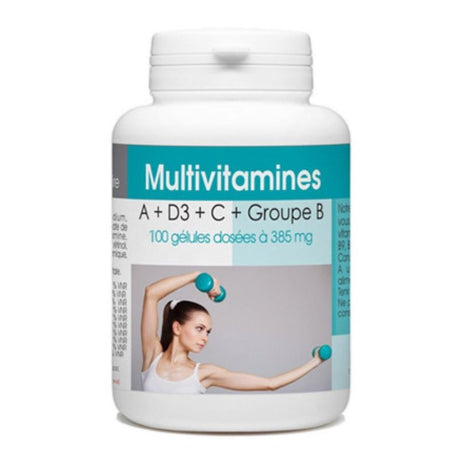 GPH DIFFUSION Multivitamine A+D3+C+GROUPE B 318 mg | 100 gélules prix Maroc