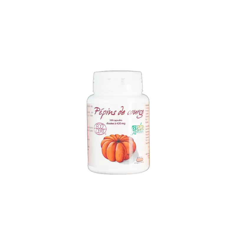 GPH DIFFUSION Pépins de courge 420 mg | 100 capsules