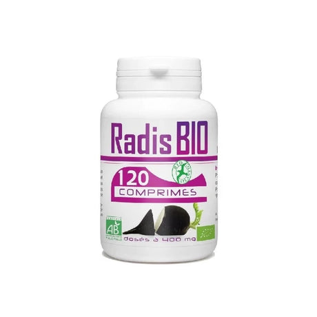 GPH DIFFUSION Radis Noir BIO 400 mg | 120 comprimés prix Maroc
