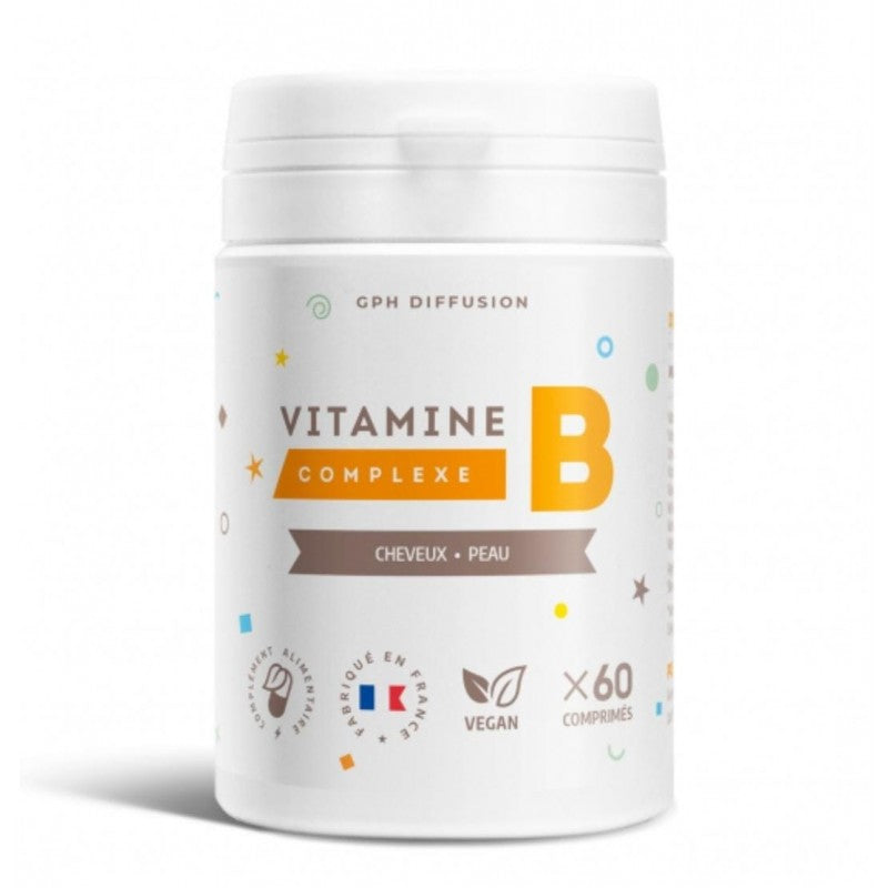 GPH DIFFUSION Vitamine B Complexe 500 mg l 60 comprimés